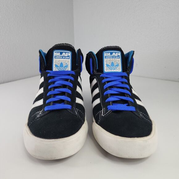 Adidas SLAP Magazine Campus Vulc Mid G08001 Black Blue US 10 Skateboarding Shoes - Picture 3 of 16